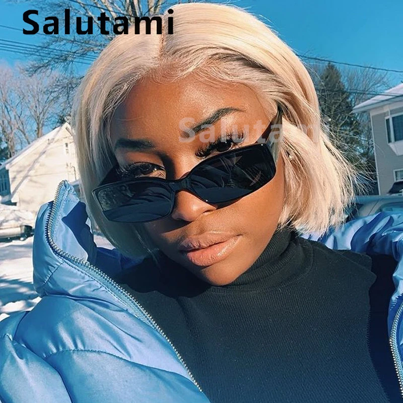 Солнцезащитные очки яркие квадратные для мужчин и женщин уникальные брендовые