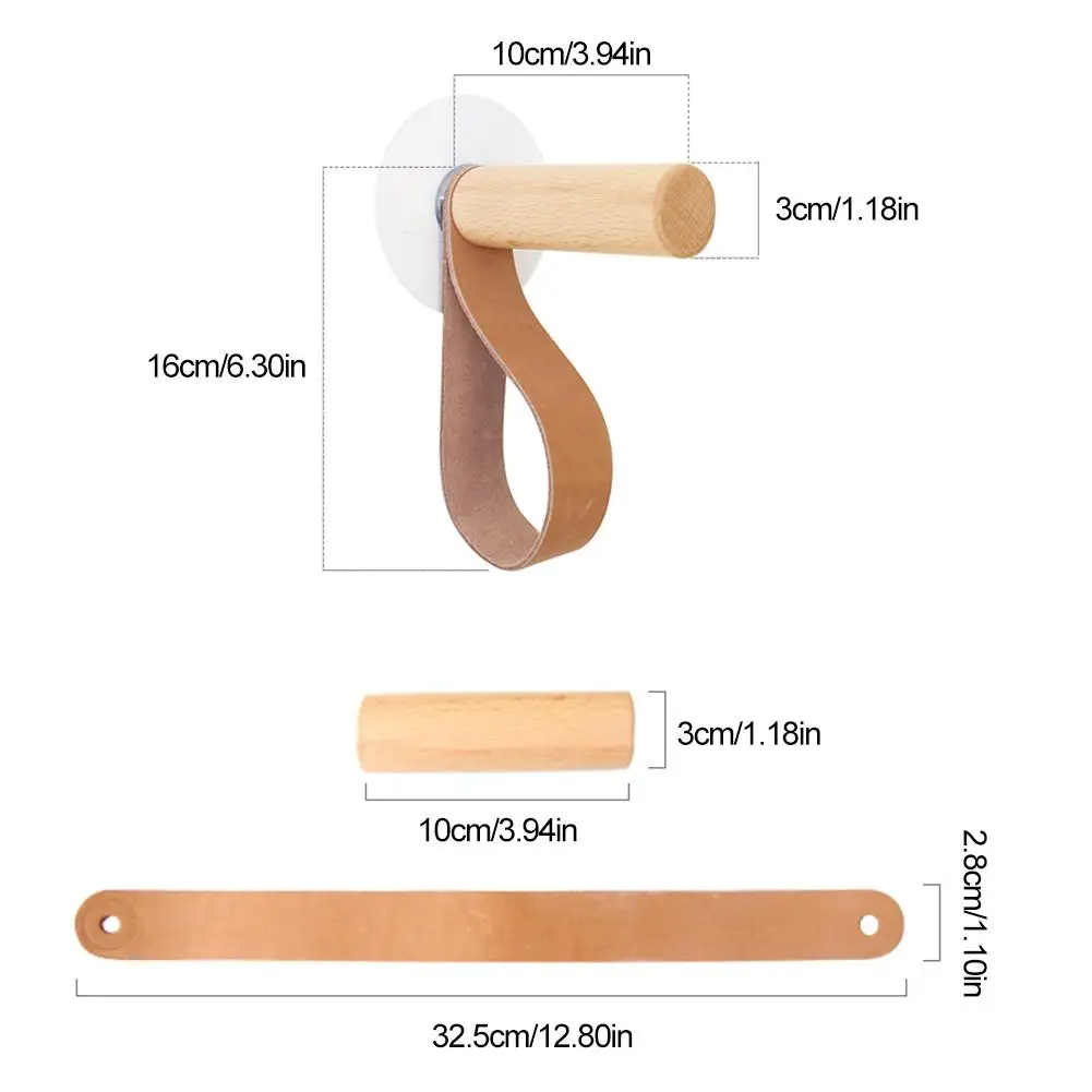 

Multi-purpose Wooden Clothes Hook Nordic Coat Hook Up Wall Decoration Bracket For Bedroom Bathroom Living Room Kitchen
