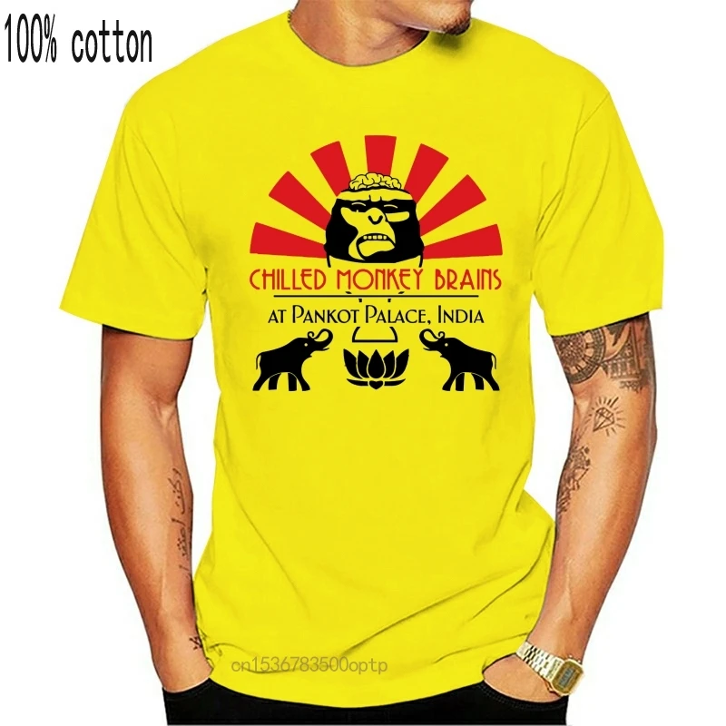 Охлажденная футболка с изображением обезьяны мозга вдохновленная Индианой