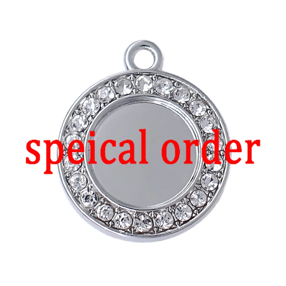 Новый металлический кулон с инкрустацией кристаллами на заказ для особых