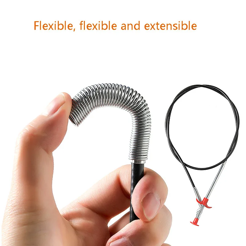 Пружинная труба 60 см инструменты для очистки канализации очистка волос палочки