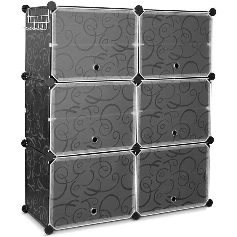 Квадратный стеллаж для обуви DIY квадратный органайзер хранения многоцелевой