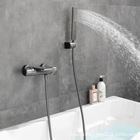 nordic gun grey shower shower set bathtub tap shower head bathroom tap shower set