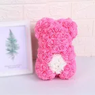 Любовь в форме плюшевой розы медведь искусственный цветок медведь Роза День святого Валентина для девушки Женский фотографический день