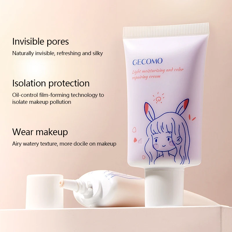 

Слегка увлажняющий цветной Восстанавливающий изоляционный BB крем для ежедневного макияжа масляный праймер антилипкая Косметика основа дл...