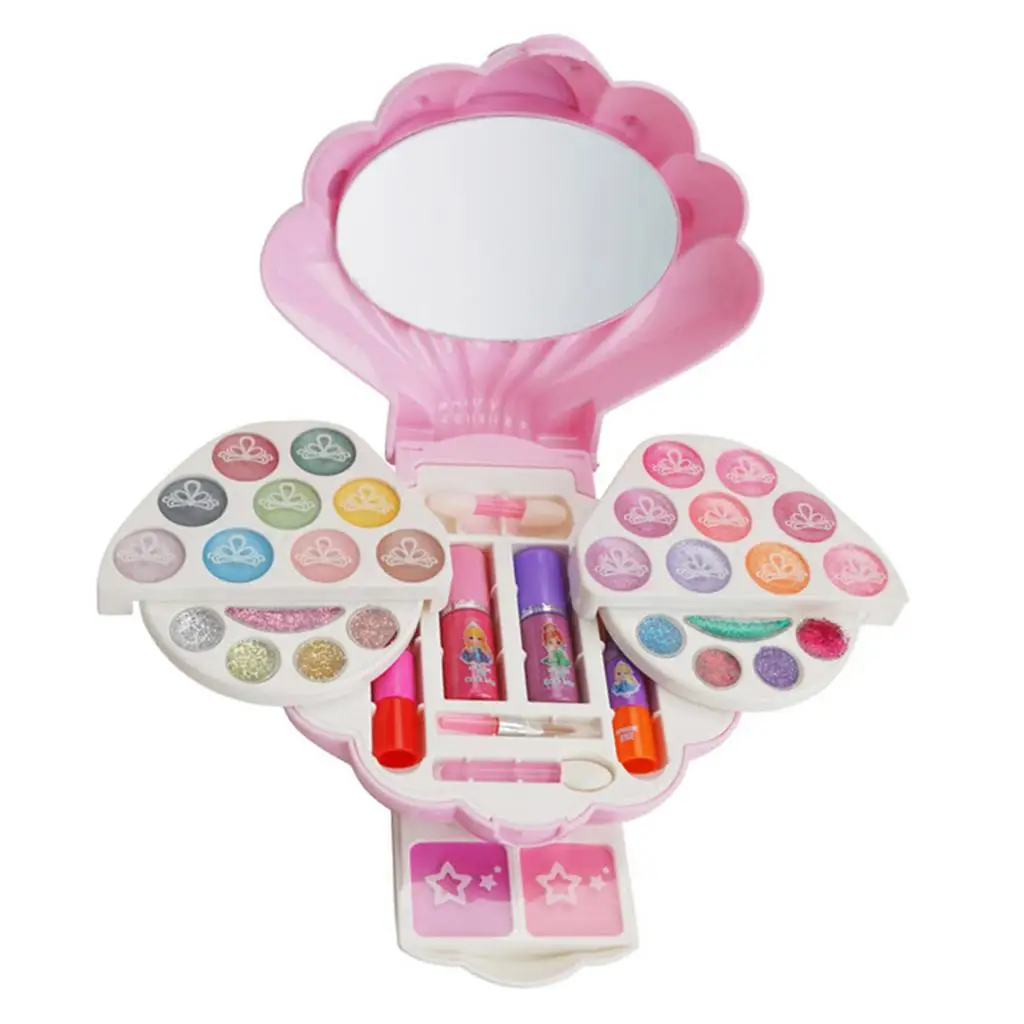 

Washable Pretend Kids Make Up Gifts Set NON-TOXIC Makeup Kit Box Toys