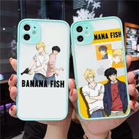 japan anime banana fish anime art phone case matte transparent for iphone 7 8 11 12 s mini pro x xs xr max plus cover funda