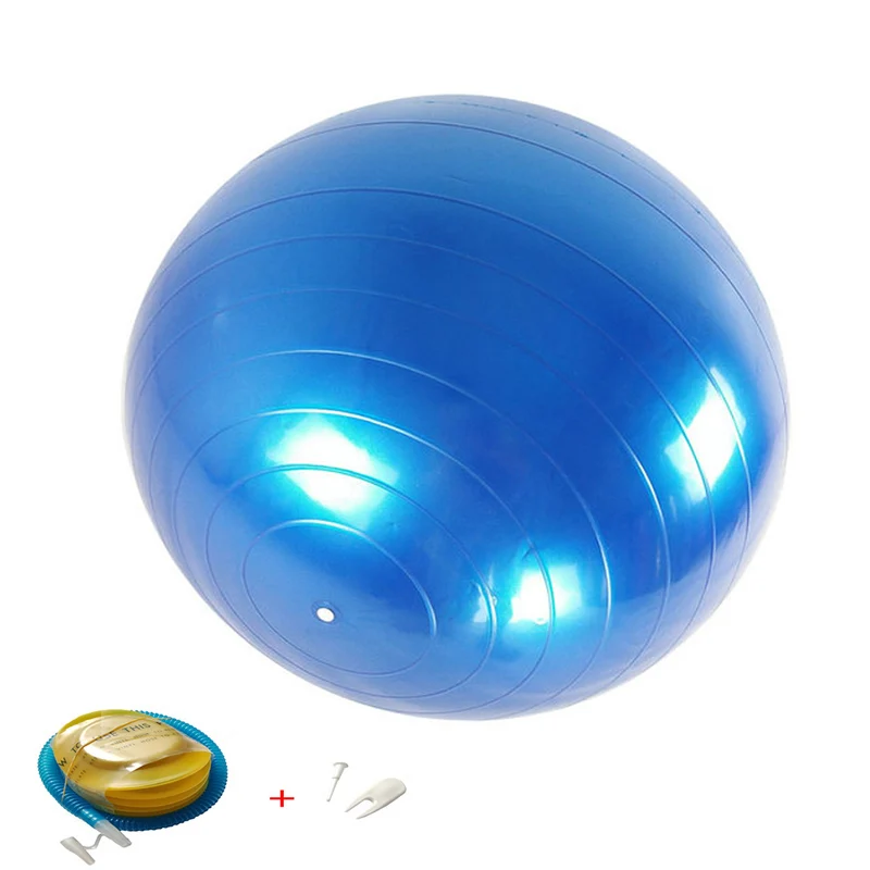 55 см Yoga Balls Пилатес фитнес спортзал Massager point фитбол для баланса тренировочный мяч