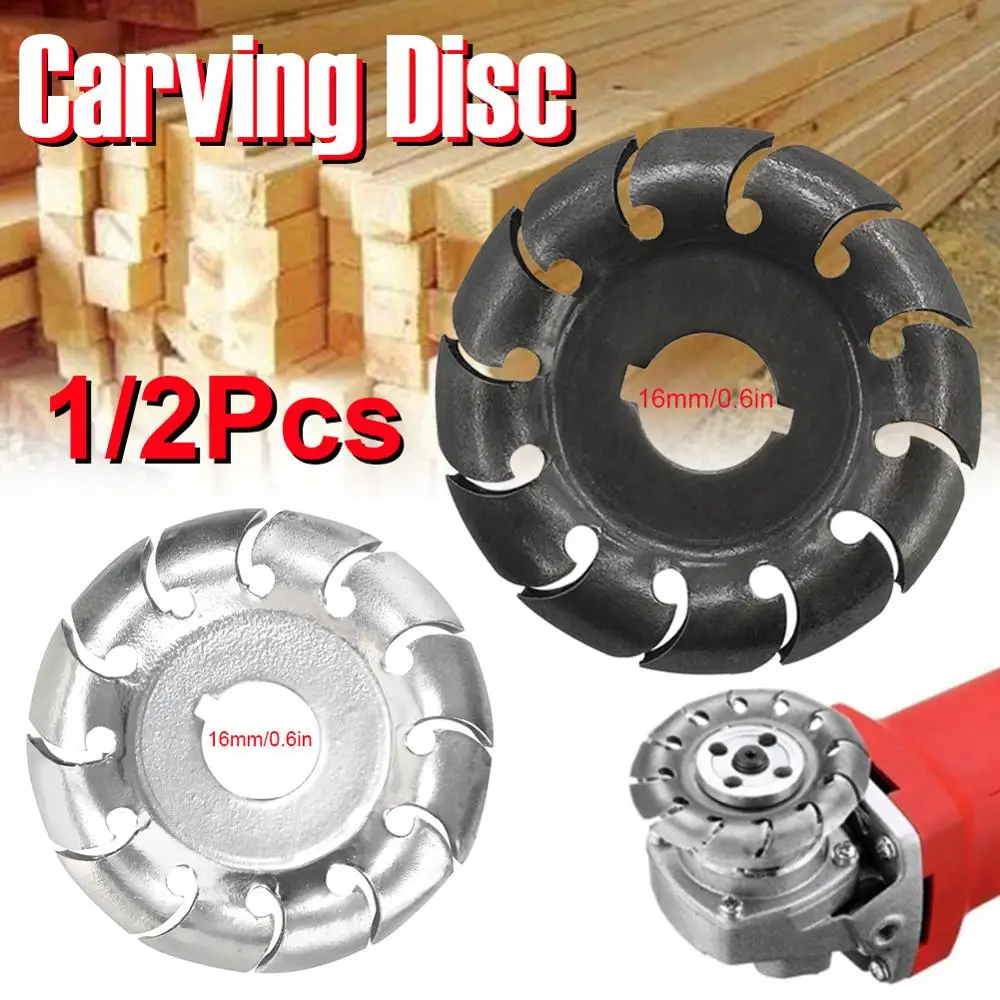 

Мощный диск для резьбы по дереву, 65 мм, угловой шлифовальный инструмент, Фрезерный резак, лезвие чайного подноса, 12 Зубцов, 16 мм, отверстие, де...
