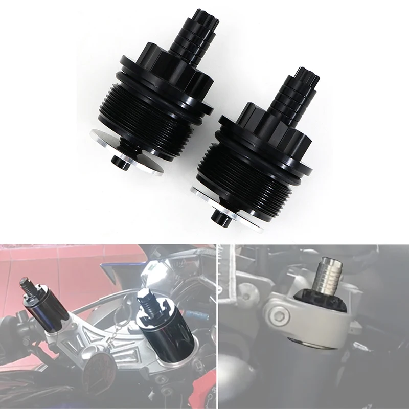 Вилка для преднагрузки мотоцикла, регулируемый размер 39 мм, с болтом, для Harley FXD FXDL FXDC FXR FXLR FXRT XL883N XL1200X XL1200L