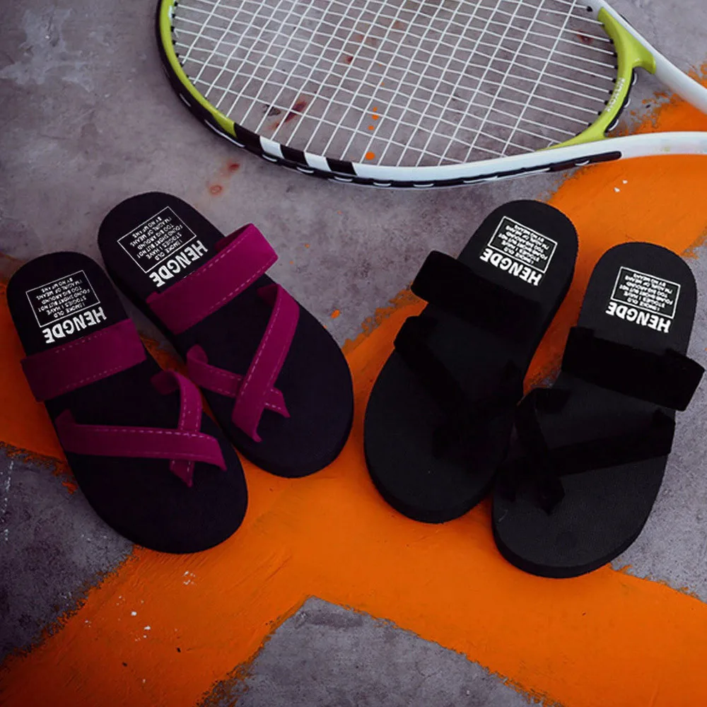 Womens Summer Flip Flops Casual Slippers Leak toes cross straps Flat Sandals Beach Open Toe breathable Shoes мюли женские #20