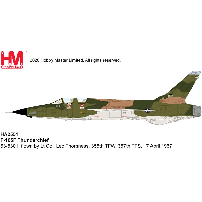 

May ha2551 f-105f Leigong F105 LT Col. Leo thorsness 1967