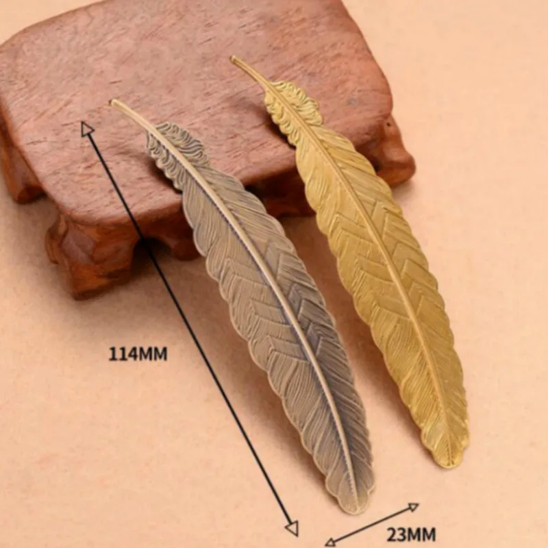 1 шт. металлическая креативная Закладка-перо в стиле ретро | Дом и сад