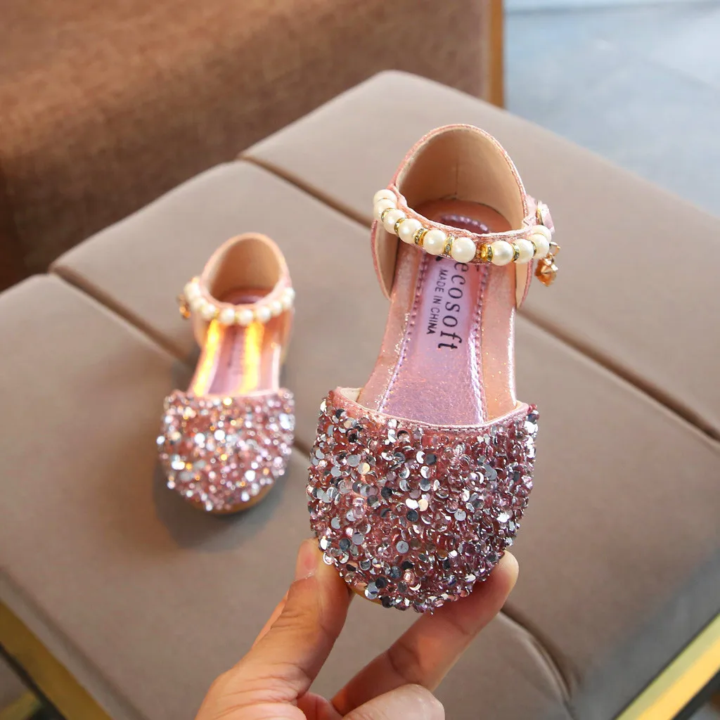 ARLONEET детская кожаная обувь для девочек принцессы с цветами Повседневная