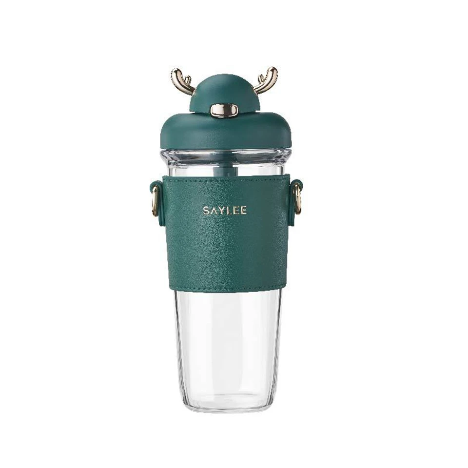 

Crossbody New Plastic Cup Fashion Women Cup Portable Outdoor Student Water Cup Straw Cup