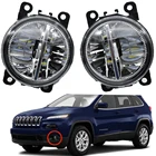 Новый туман светильник для Jeep Compass 2017 2018 2019 Автомобильный светодиодный светильник s противотуманная фара 2 шт.