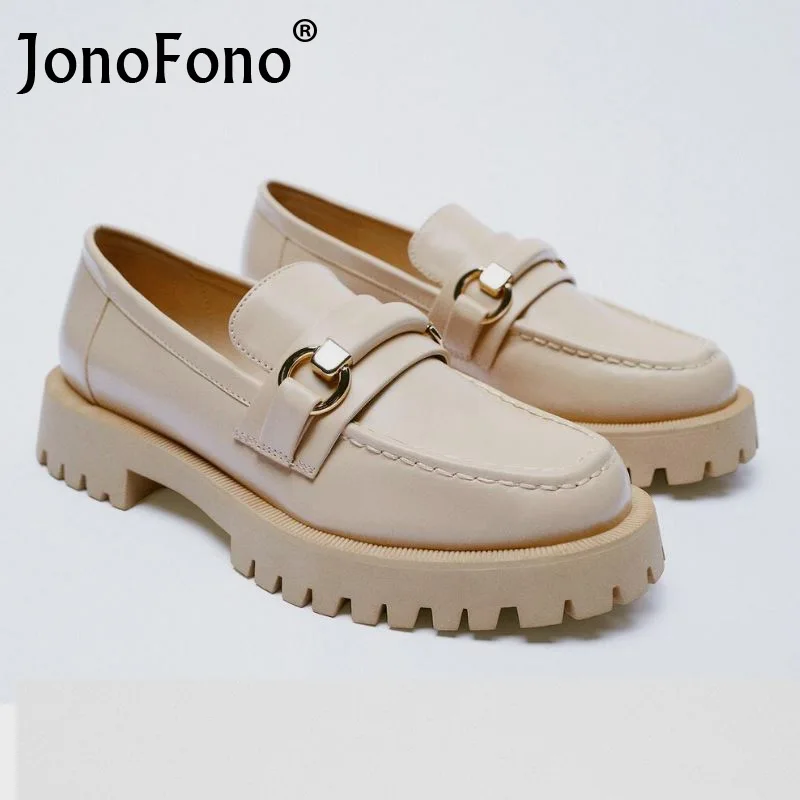 

Женские туфли из натуральной кожи на плоской подошве, Размеры 35-42