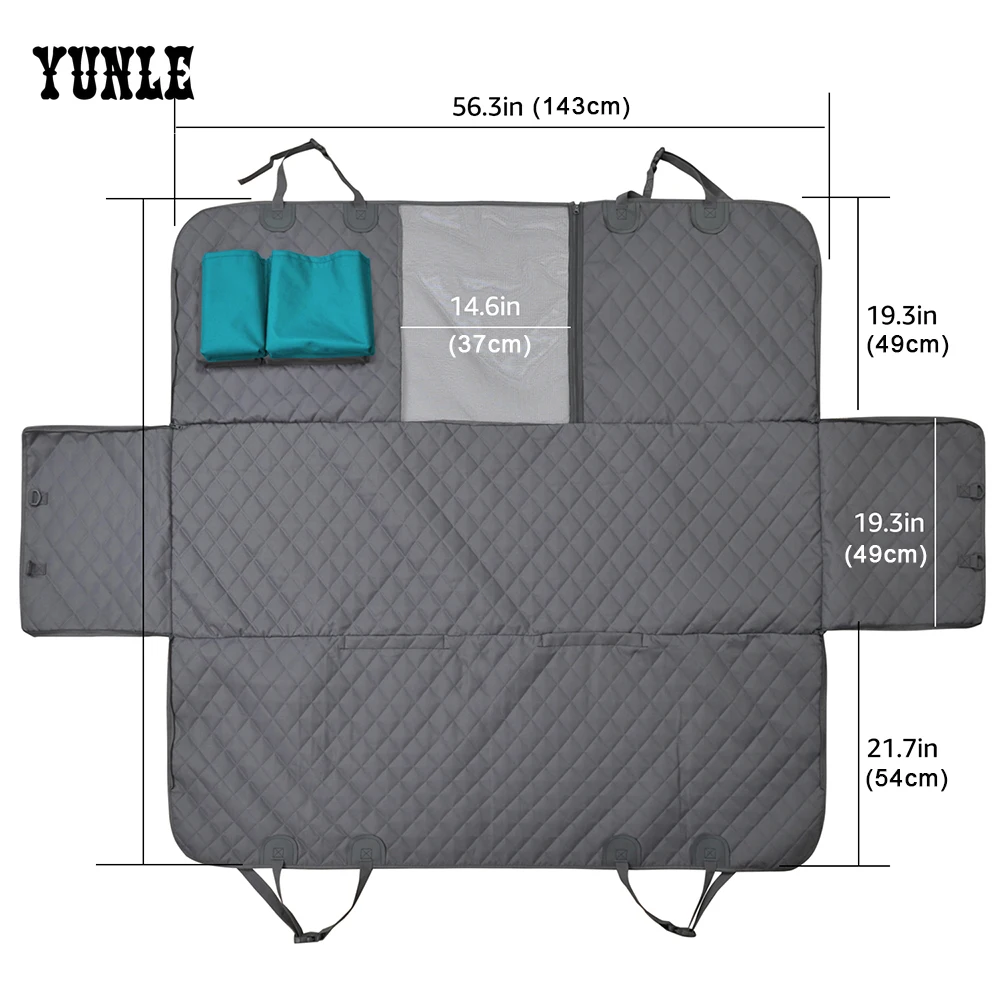 

Dog Car Seat Cover Waterproof Pet Transport Dog Carrier Car Backseat Protector Mat Car Hammock For Small Large Dogs