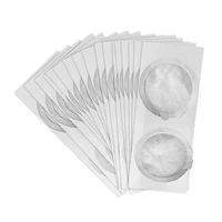 100pcs 62mm disposable coffee capsule seals foils cream foam coffee filter lid sticker for nespresso vertuo