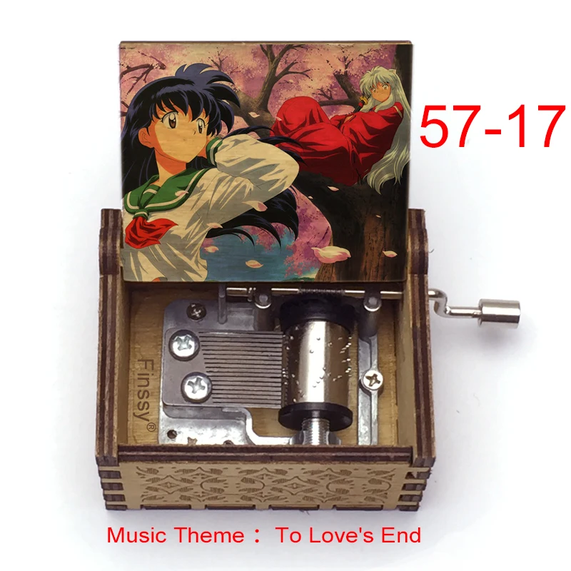 inuyasha The Love That Transcends Time music theme to love's end Sesshoumaru Hand Music Box kids Gift Caixa De Musica | Украшения и
