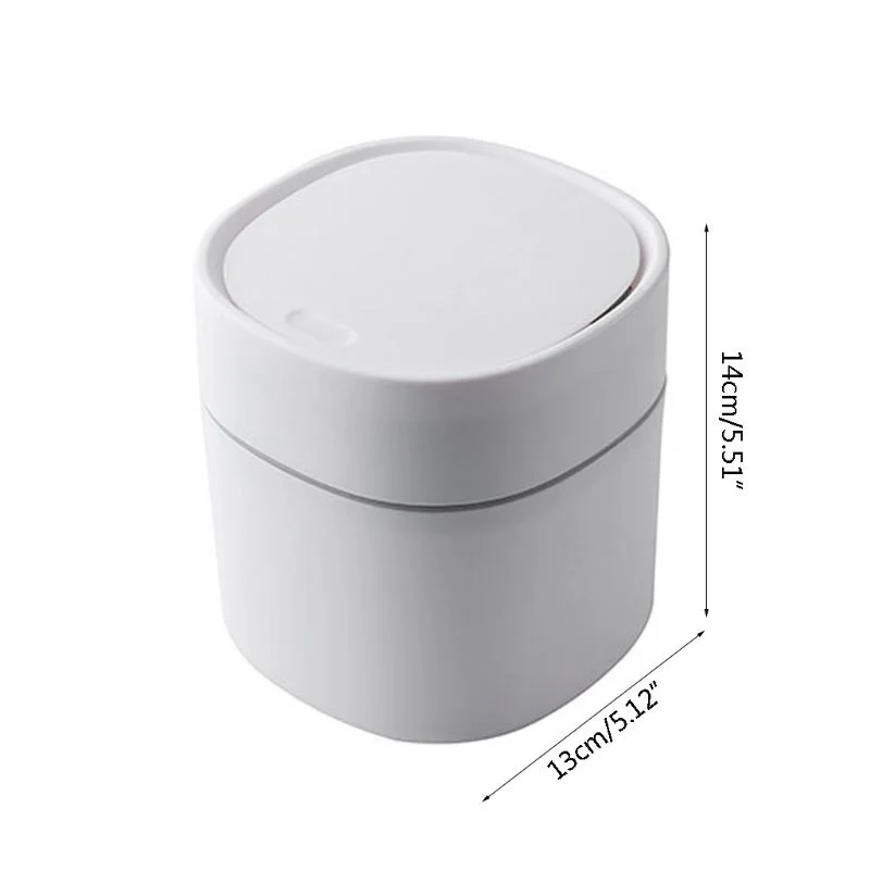 

Mini Trash Can Household Garbage Basket Tabletop Trashcan Storage For Kitchen Sitting Room Small Waste Dustbins