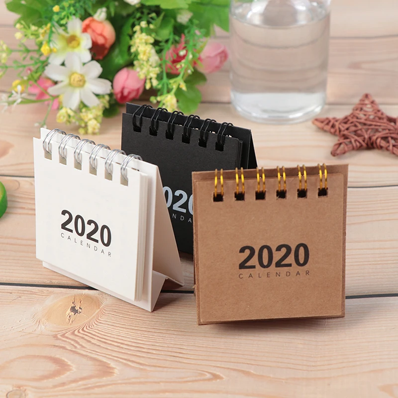 1 шт. милый мини простой Настольный календарь с рисунком календари для
