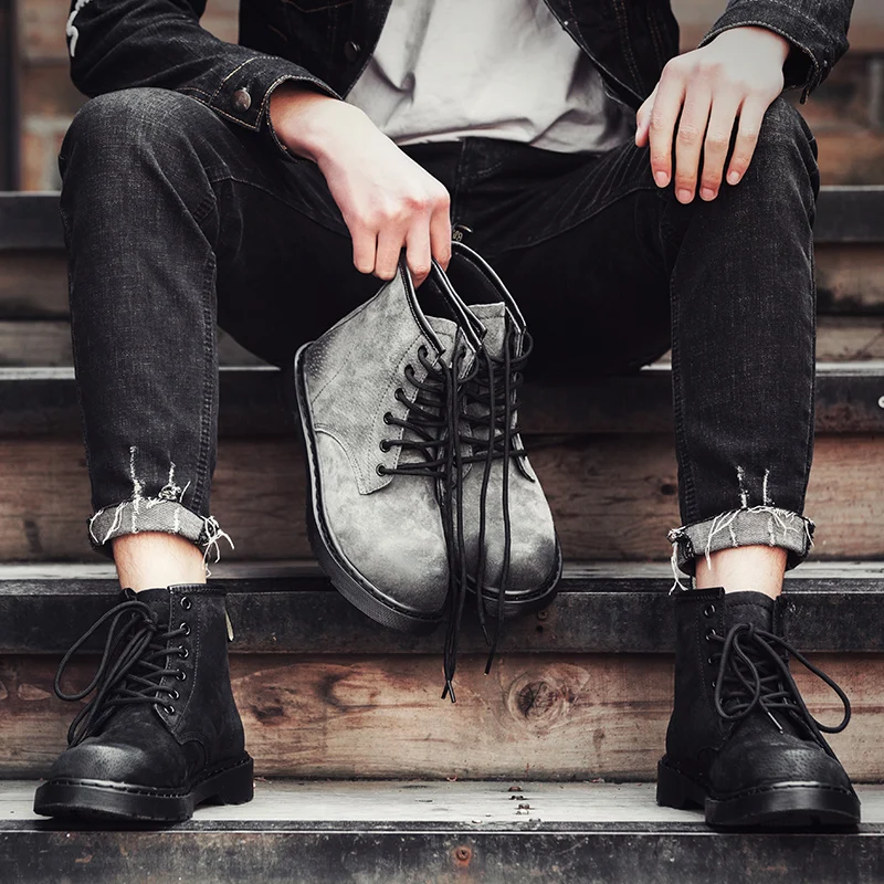 

Sneaker Casual Shoes Zapatos Casuales Para Hombre Men Casual Boots Outdoor Footwear Fashion Shoes Leather Men's Running