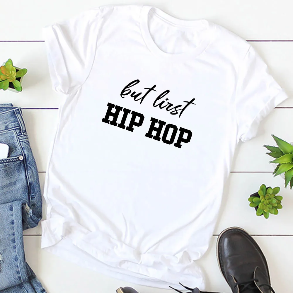 2QIMU Футболка женская но первая хип хоп тройник раппер уличная музыка подарки для