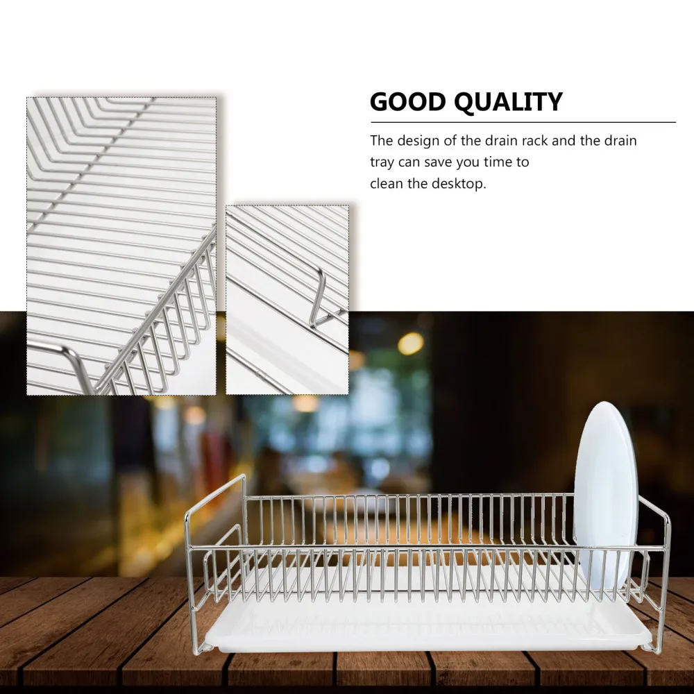 

1 Set Multifunctional Drain Rack Kitchen Leaky Shelf Storage Rack for Kitchen