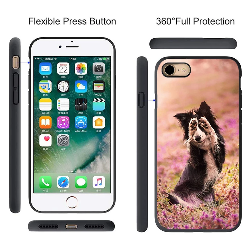 Чехол для телефона iphone 11 Pro Max XR XS MAX X Dog leaf Apple 8 7 6 5S s Plus силиконовый защитный чехол