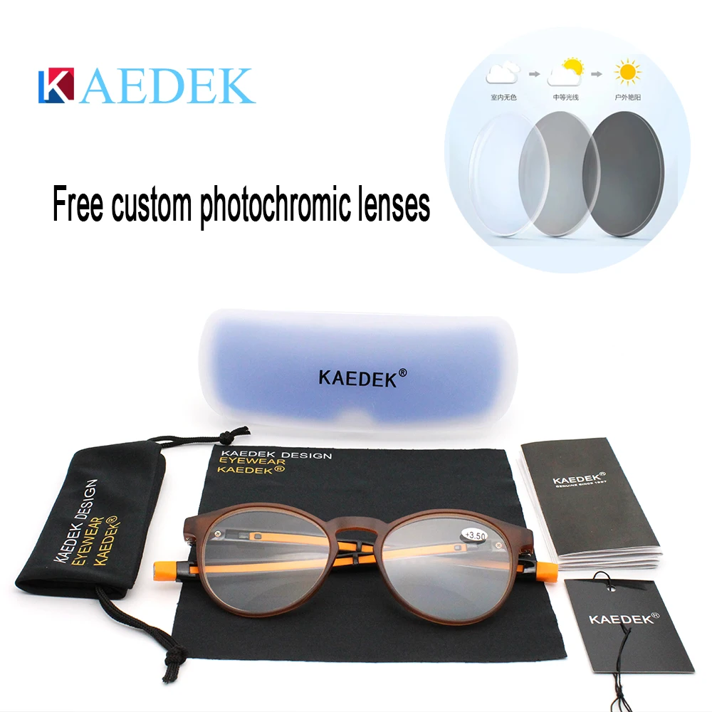 Магнитные пресбиопические очки KAEDEK унисекс аксессуар для чтения с круглой
