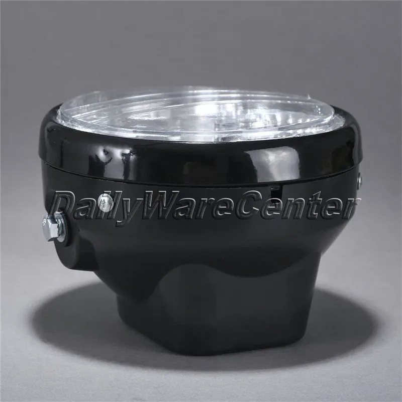 7-дюймовая круглая фара H4 для мотоцикла поворотный сигнал мигающая 35 Вт 12 В желтая