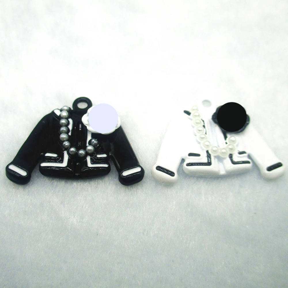 6 шт. сумки в офисном стиле с цветами пальто эмалированные подвески для одежды