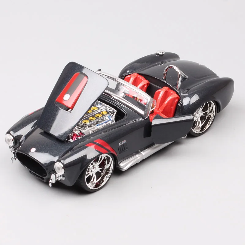 1:24 Детские Классические винтажные модели 1965 ford AC Shelby Cobra 427 roadster Diecasts& Toy Vehicles металлические игрушечные модели машин
