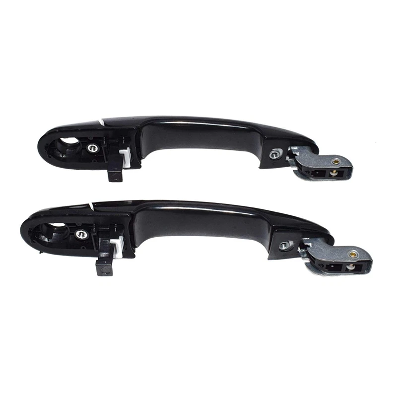 Автомобильные стили передняя правая левая черная наружная дверная ручка для Hyundai