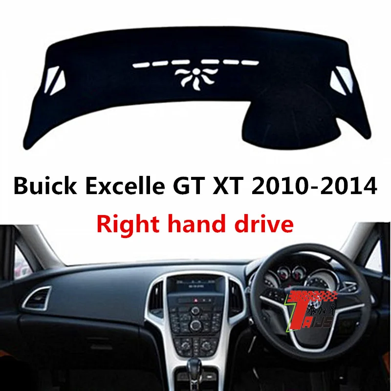

Taijs right hand drive car dashboard cover for BUICK Excelle GT XT 2010-2014 hot design 3 colours good quality customer size