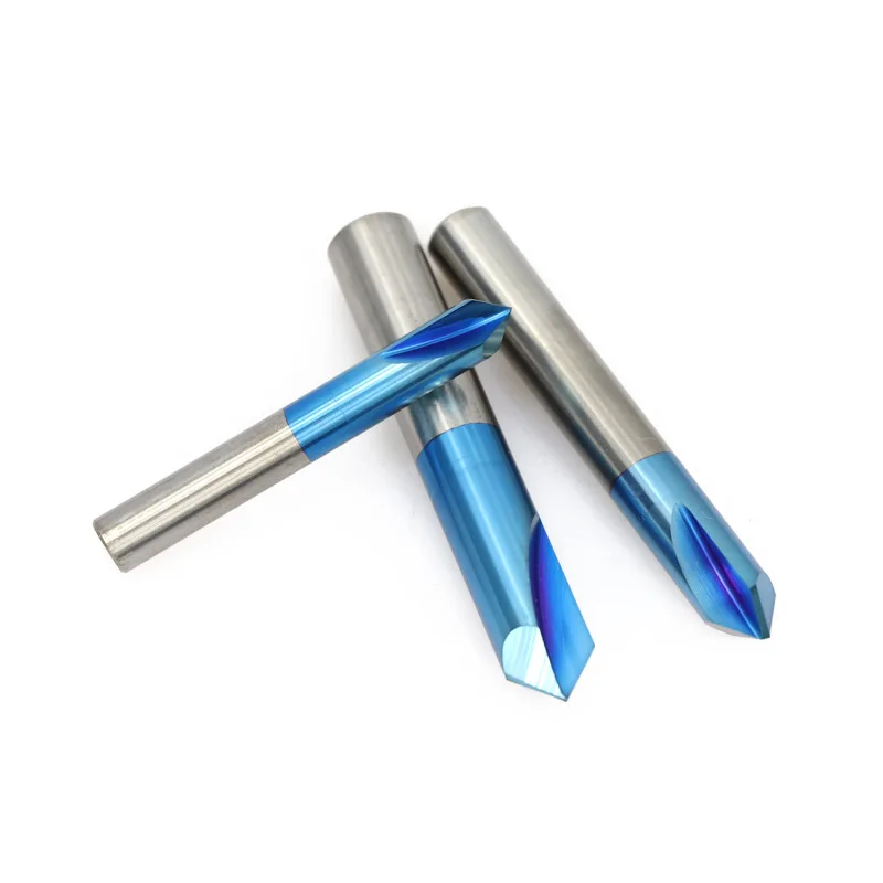 LIVTER Вольфрамовая сталь карбид нож для снятия фаски 2 канавки 90 градусов снятие