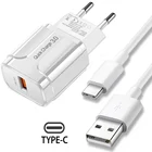 Быстрое зарядное устройство 3,0 USB-кабель типа C для OPPO A93 A83 A73 A53 A32 A72 A91 A92S Realme F17 7 6 5 Pro, быстрое зарядное устройство USB C