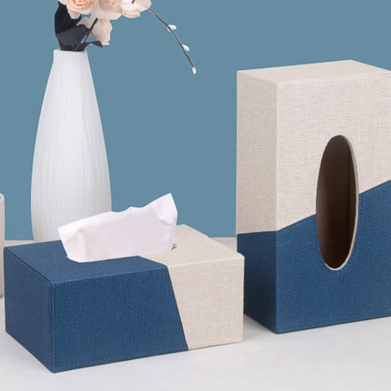 Креативный кожаный футляр для салфеток высококачественный бумажный контейнер