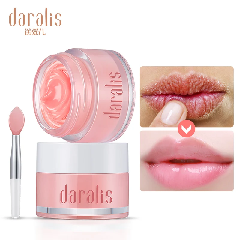 Увлажняющая Маска для губ Daralis 15 г питательная Клубничная маска увлажняющая