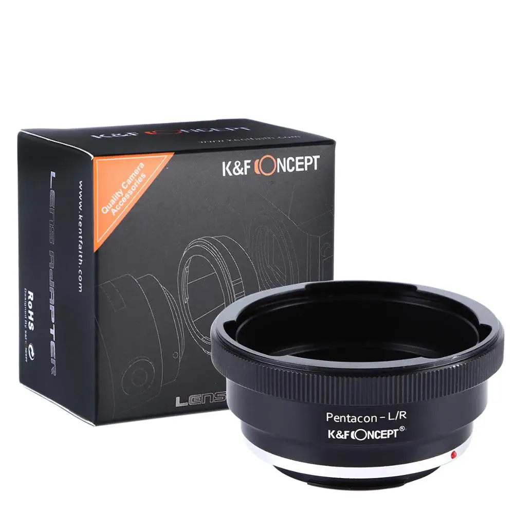 

K&F Concept Pentacon-L/R Lens Mount Adapter for Pentacon 6 Kiev 60 Lens to Leica R Camera Body