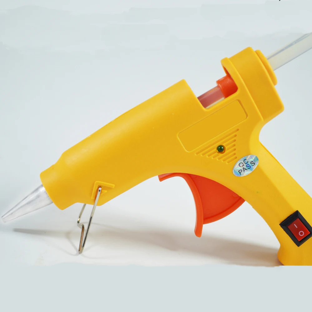 Мини термоклеевой пистолет 20 Вт 7 мм набор для самостоятельного изготовления 5 шт.
