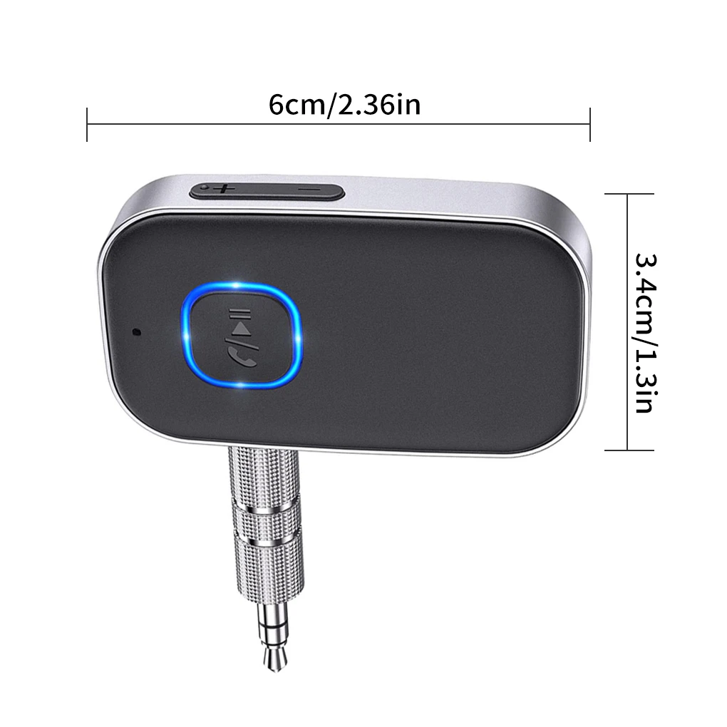 

Wireless Bluetooth 5.0 Receiver Adapter Portable Car Radio AUX Input Receiver For Car Music Audio Headphone Reciever Handsfree