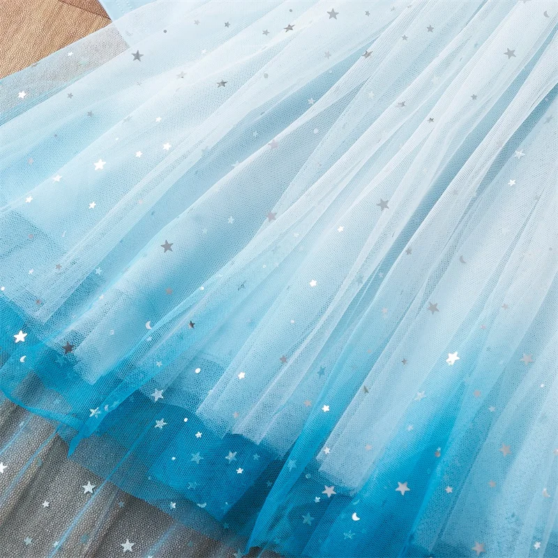 

Princess Dress Girl Dress Cosplay Lace Long Sleeve Elegant Kids Party Halloween Fancy Costume For 3-8T Girl Christmas Dress
