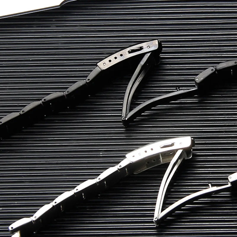 High Quality Stainless Steel WatchBands For Casio SGW-100 SGW100 Watch Accessories Fashion Durable Black Silver Wrist Strap Band