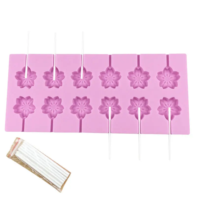 Круглая силиконовая форма в форме сердца для леденцов цветов конфет шоколада