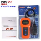 Сканер obd2 U480, диагностический сканер OBD 2, считыватель кодов, сканер двигателя, поддержка автомобилей, 1996-2011PK KW309 KW310