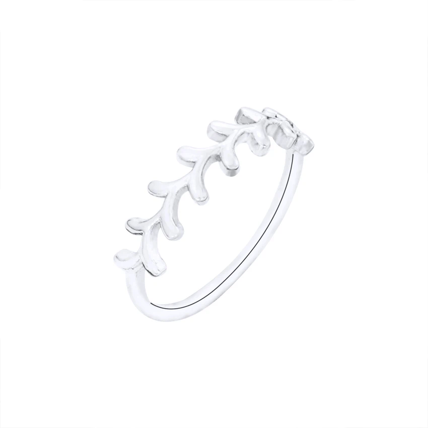 Модные складные кольца в виде листьев папоротника для мужчин Bague Femme золотого