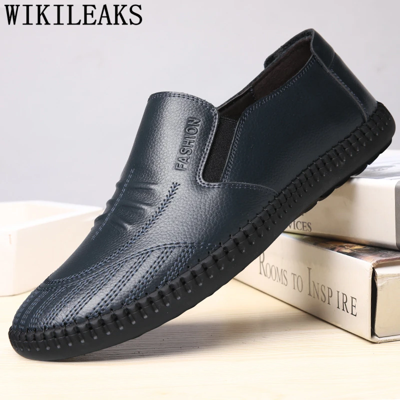 loafers genuine leather shoes men fashion men shoes luxury brand mens casual shoes hot sale sapato social masculino zapatos de h