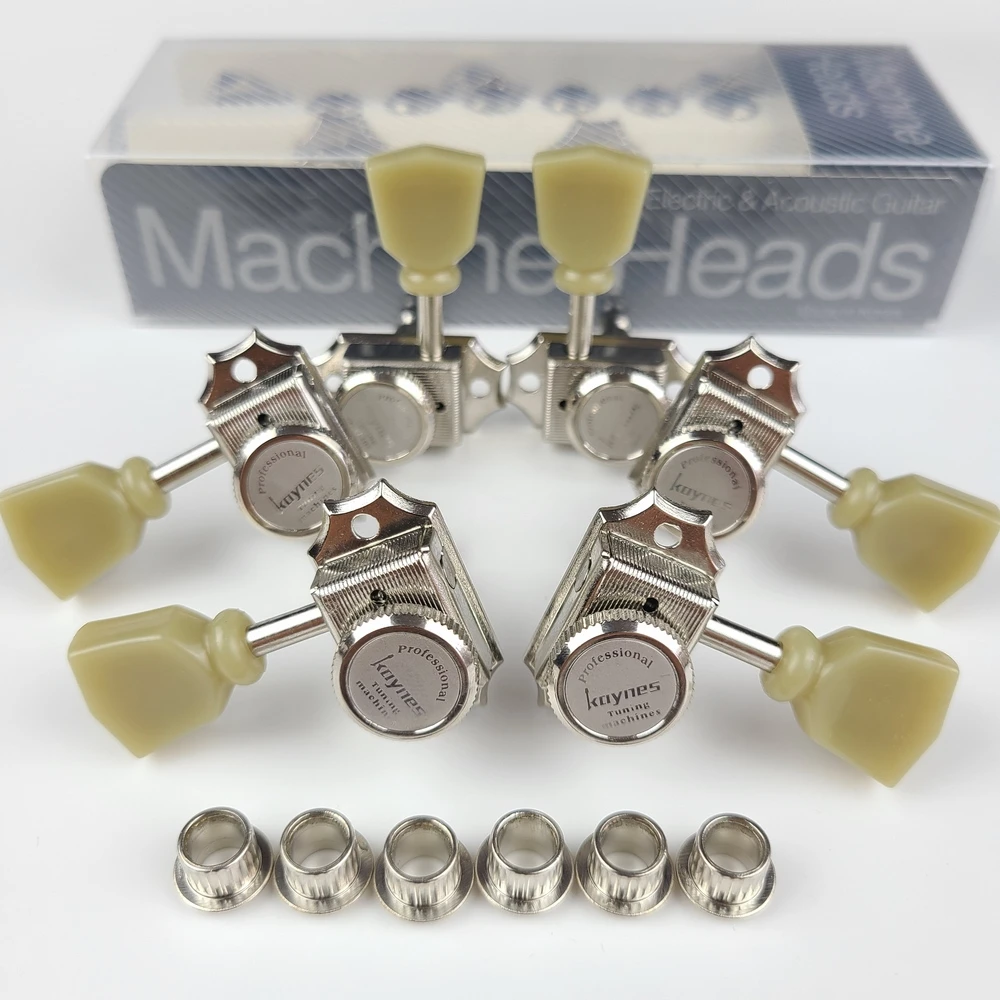 1 set 3r3l vintage deluxe locking elektrische gitarre mechaniken mechaniken für lp sg gitarre schloss string tuning pegs nickel free global shipp